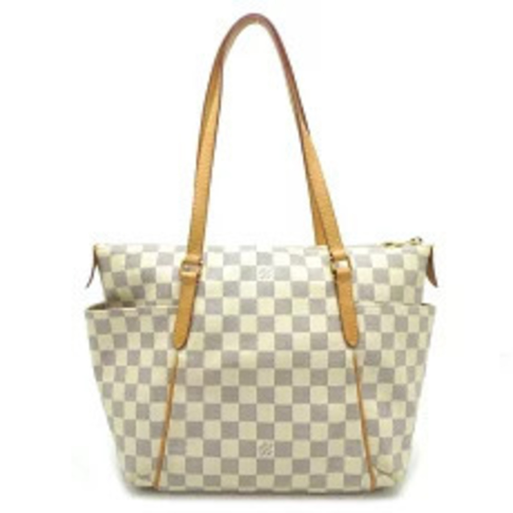 Louis Vuitton Bag Totally Damier White Tote Azur